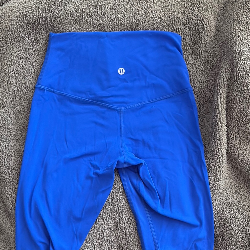 Lululemon Athletica Blue Leggings Performance Bottoms